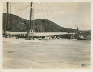 Image of Bowdoin against ice pan